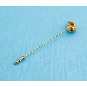Vintage Geometric Lunes Stick Pin - N12